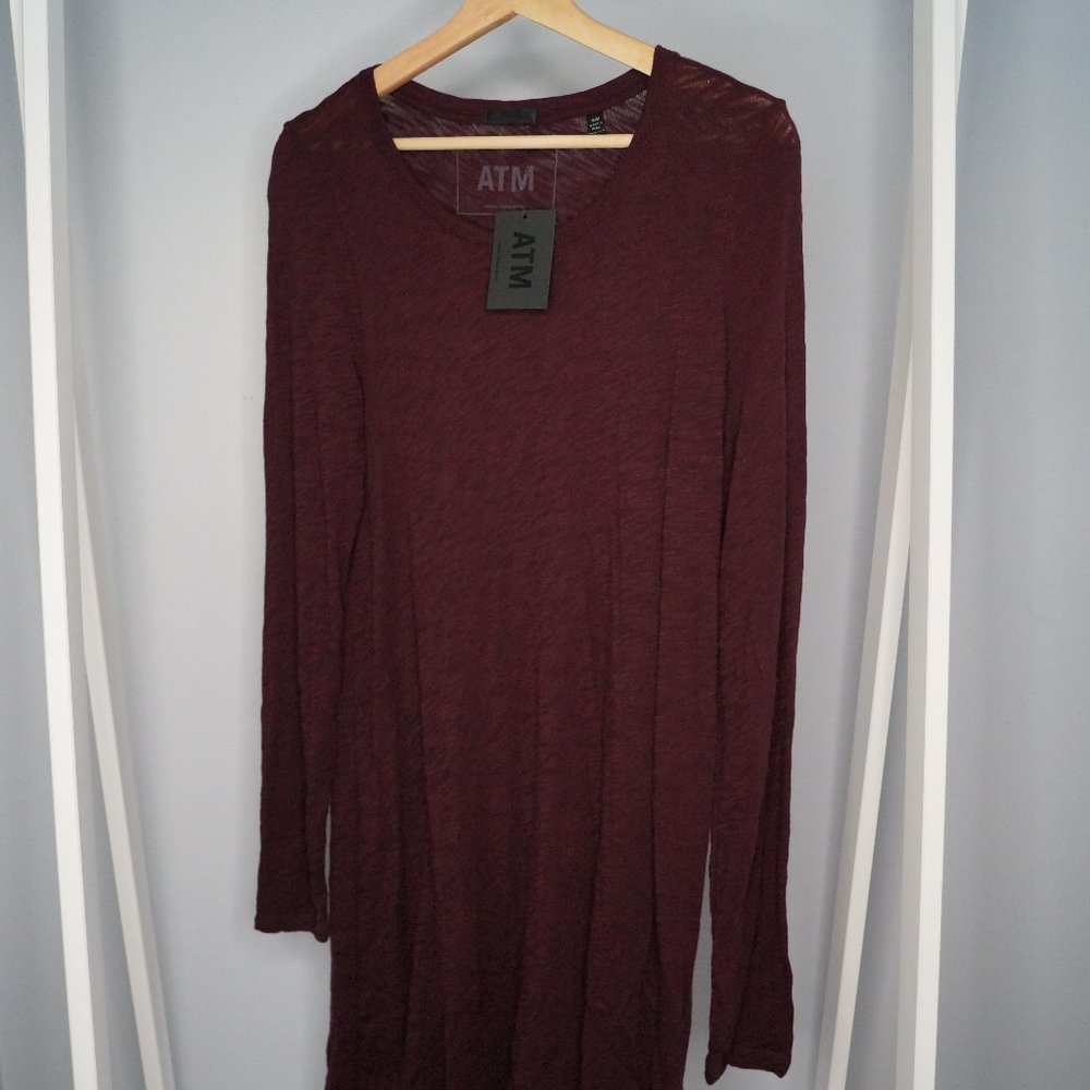 ATM Anthony Thomas Melillo Distressed Tee Dress M